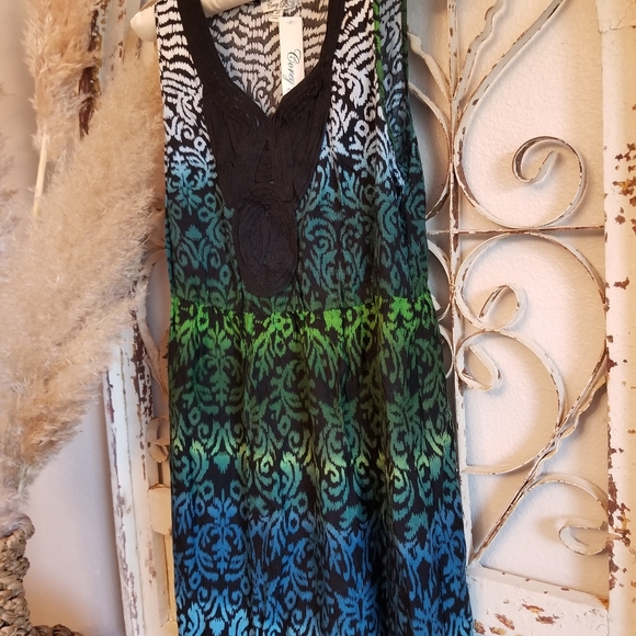 Corey P Dress teals and green ❤❤❤ - Picture 4 of 14